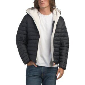 SAVE THE DUCK Nathan Faux Fur Lined Hooded Puffer Jacket